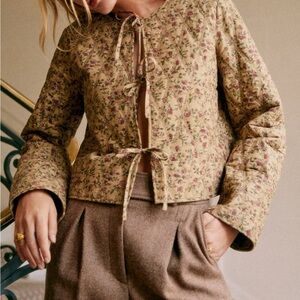 NWT Sezane Paoline Quilted Jacket